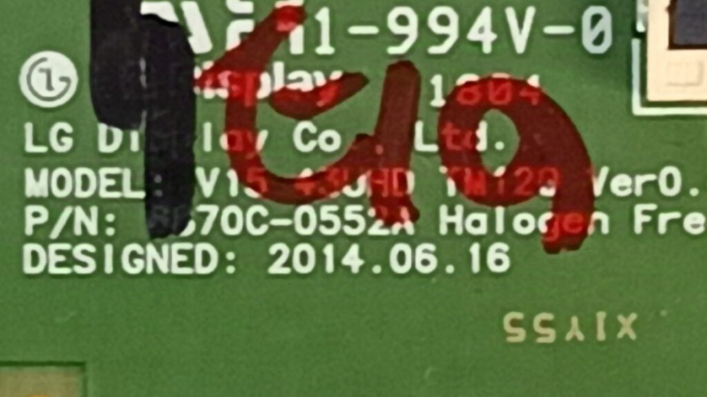 T-con LG, 6879C-0552A