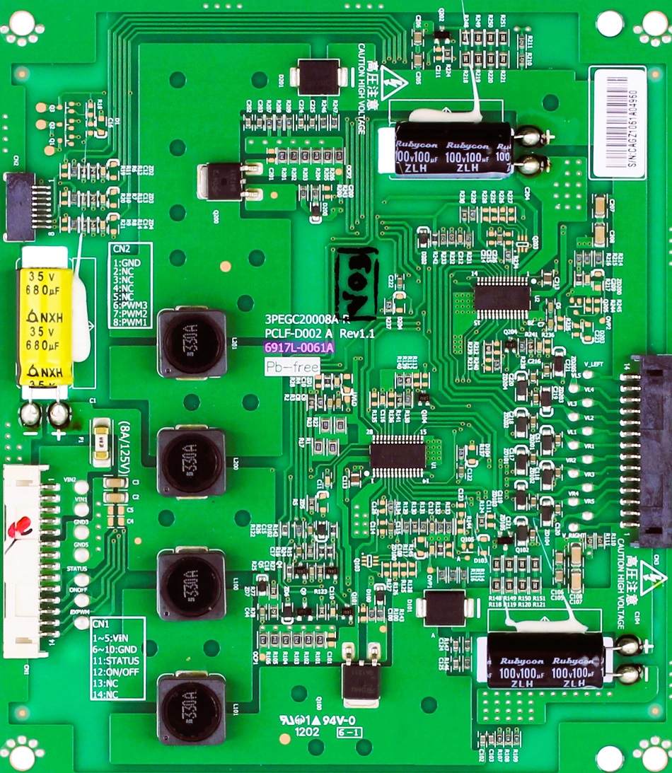 Driver Led LG, 6917L-0061A, 3PEGC20008A-R, PCLF-D002A