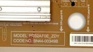 Power Supply Samsung, BN44-00349B, PD32AF0E_ZDY - imagine 2