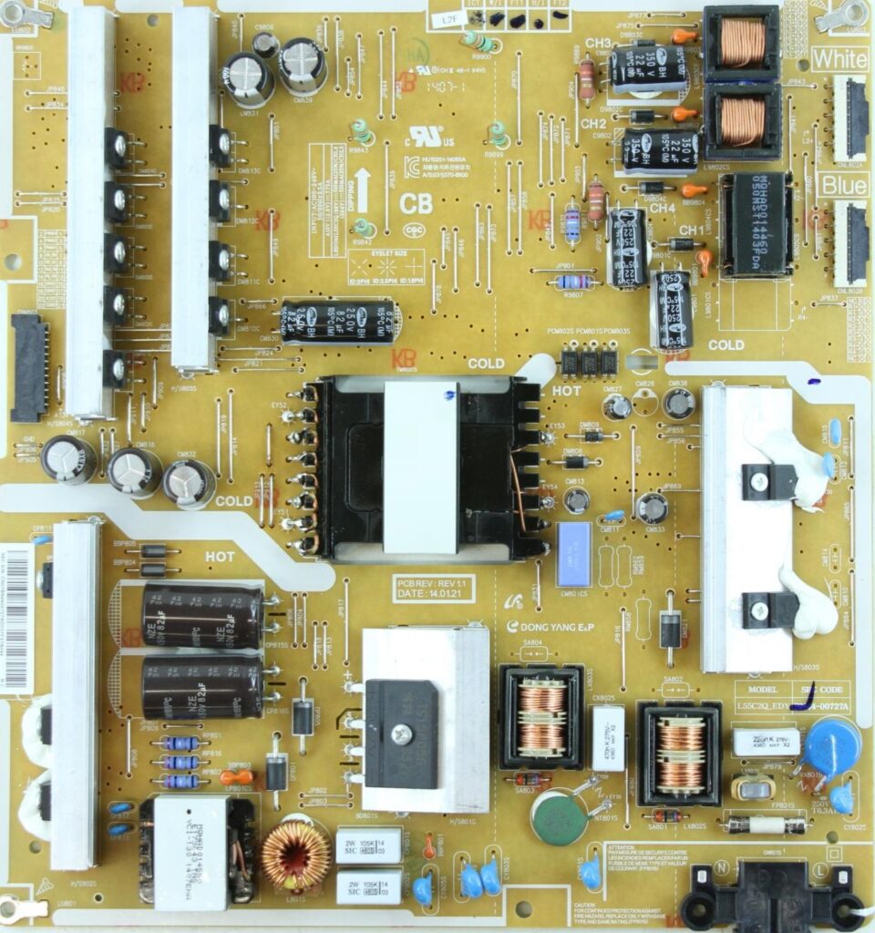 Power Supply Samsung, BN44-00727A, L55CQ2_EDY
