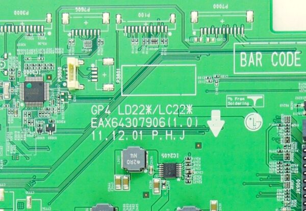Mainboard LG, EAX64307906, GP4, LD22*/LC22* - imagine 2