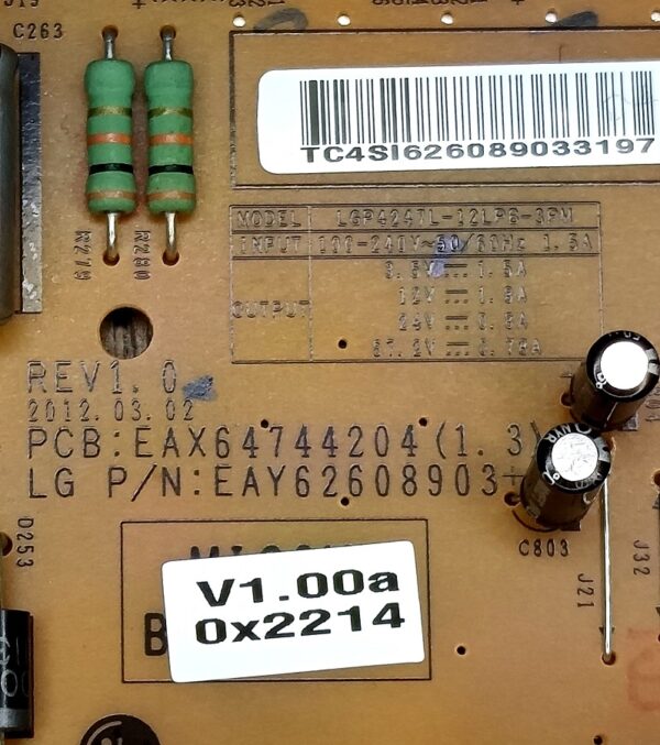 Power Supply LG, EAX64744204 (1.3), EAY62608903 - imagine 2