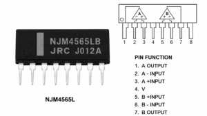 IC - NJM4565 - Dual low noise Operational Amplifier (high performance) - imagine 2